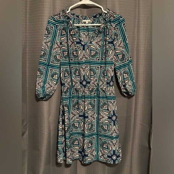 Charlotte Russell Geometric Patterned Dress - Picture 1 of 4